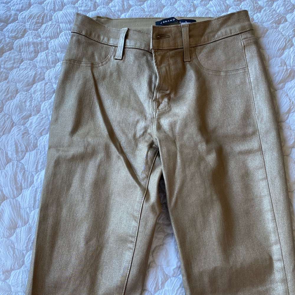 J Brand Gold Jeans